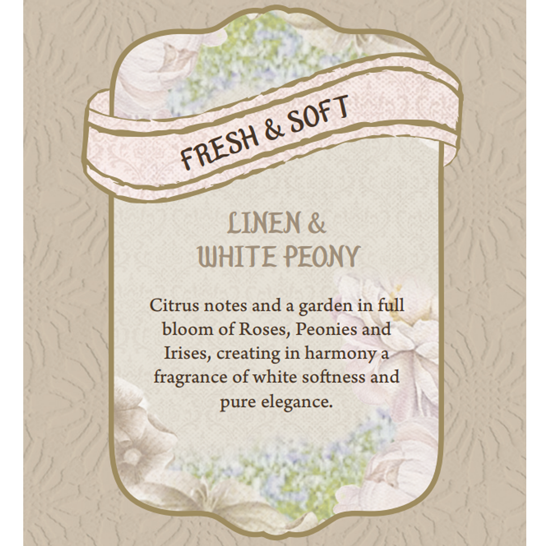 Sabon Fabric Mist Linen & White Peony (100ml)