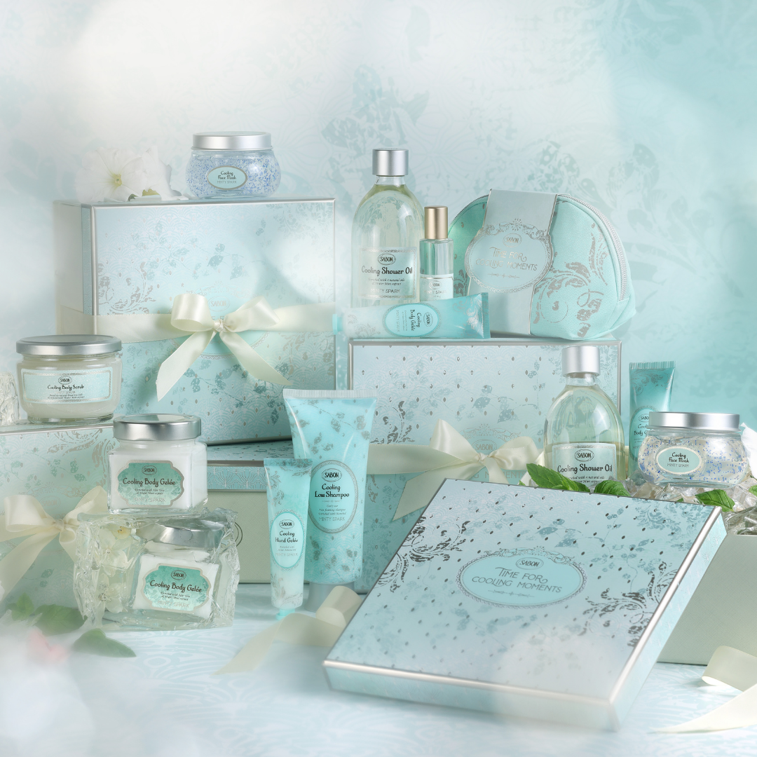 Sabon Minty Spark Green Luxury Gift Box (Cover Base S)