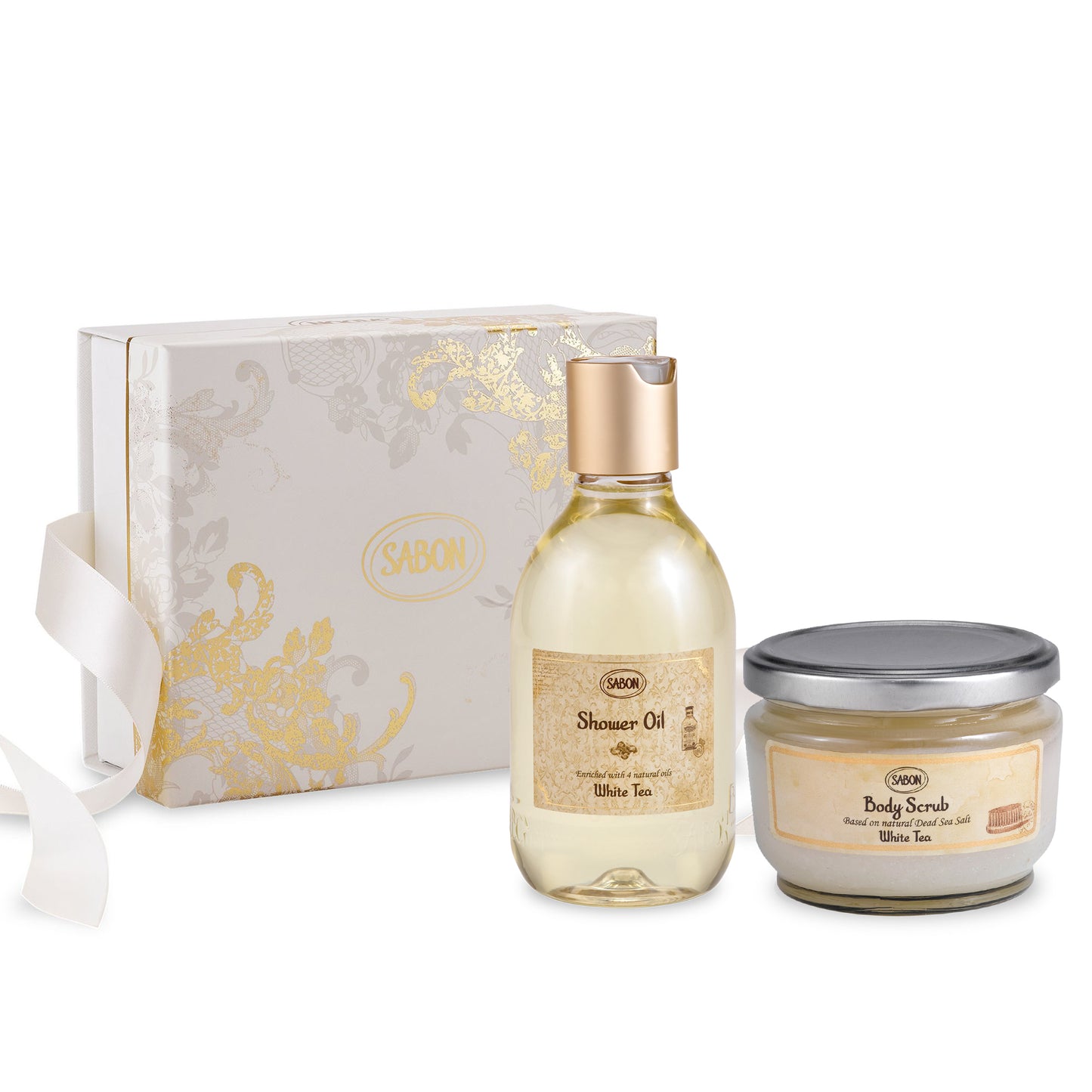 Sabon White Tea Moments Bath & Body Care Gift Set